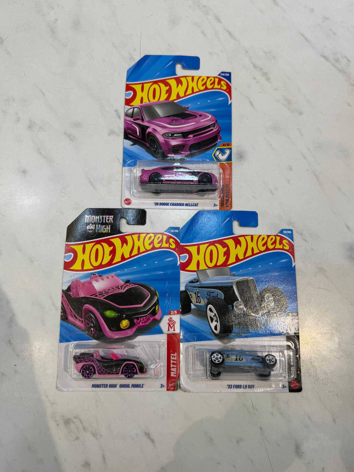 HOTWHEELS PACK OF 3
