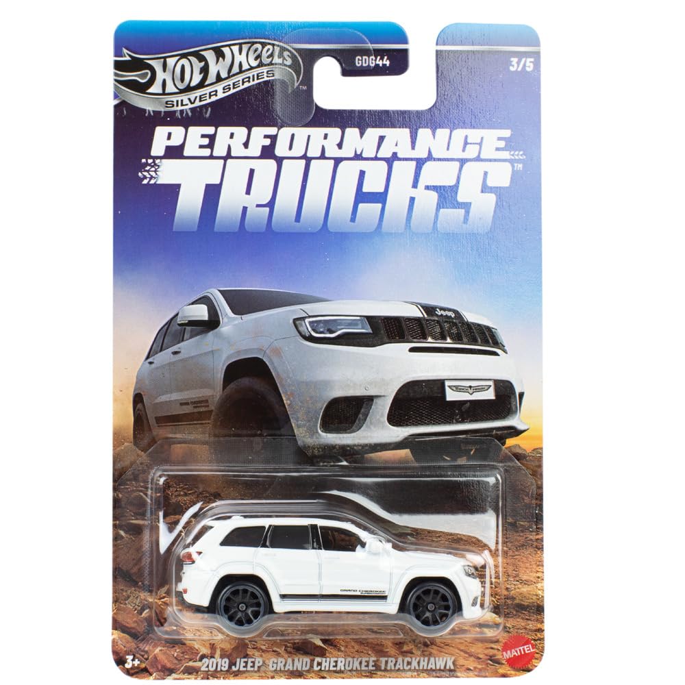 Set Of 5 Hotwheels Silver Series Performance Trucks.