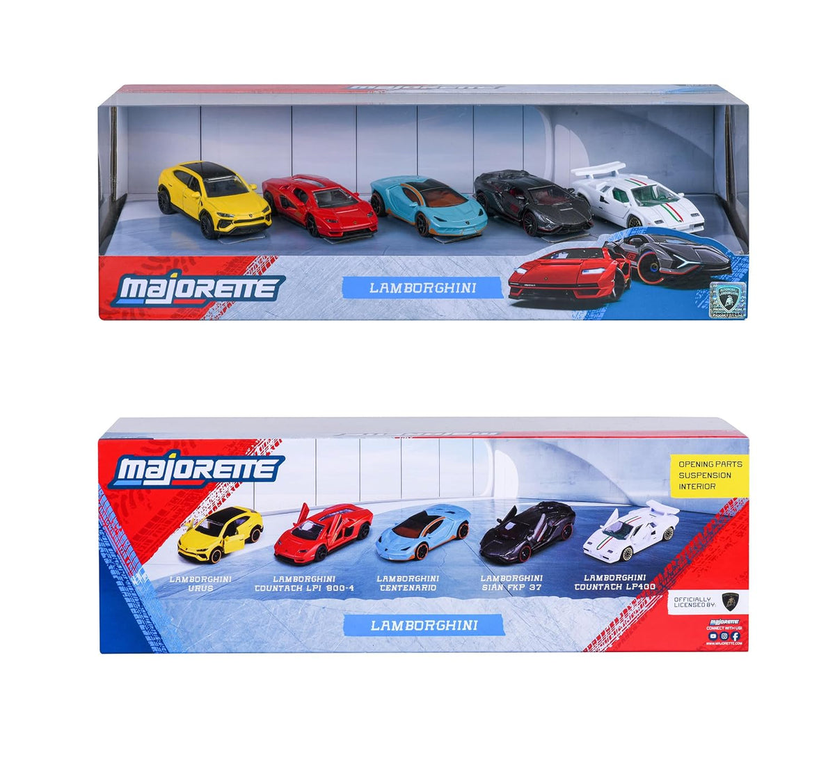 Majorette Lamborghini Car Set (5 Cars)