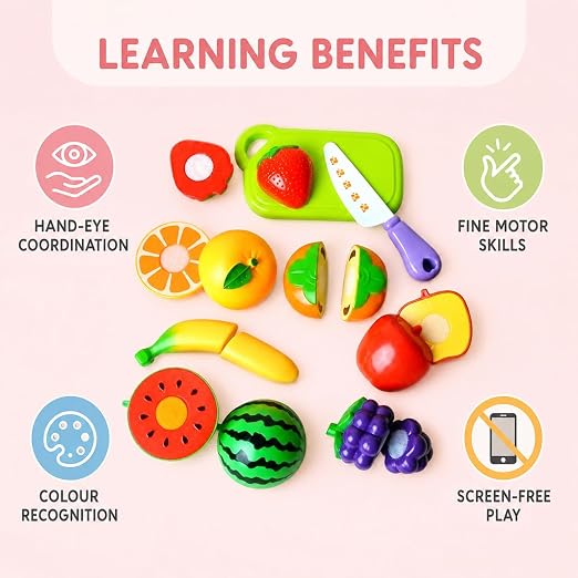 Fruits & Vegetable Play Set — cut and join detail