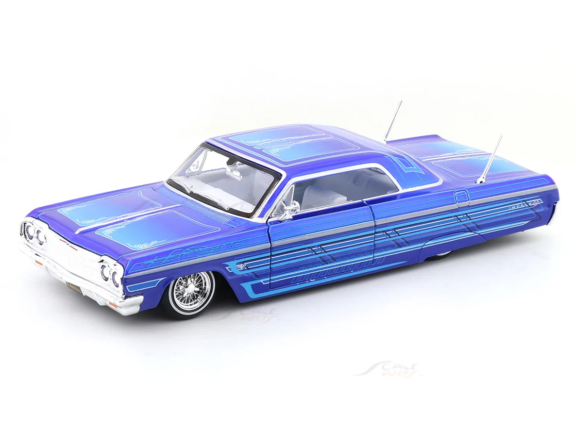 1964 Chevrolet Impala SS Custom with Acrylic Case 1:24 Maisto Licensed Diecast Model Car