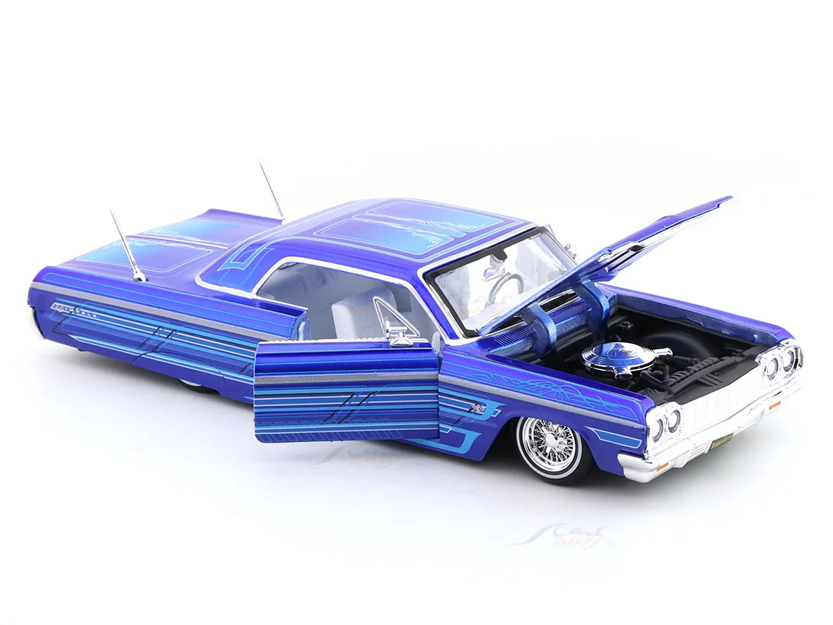1964 Chevrolet Impala SS Custom with Acrylic Case 1:24 Maisto Licensed Diecast Model Car