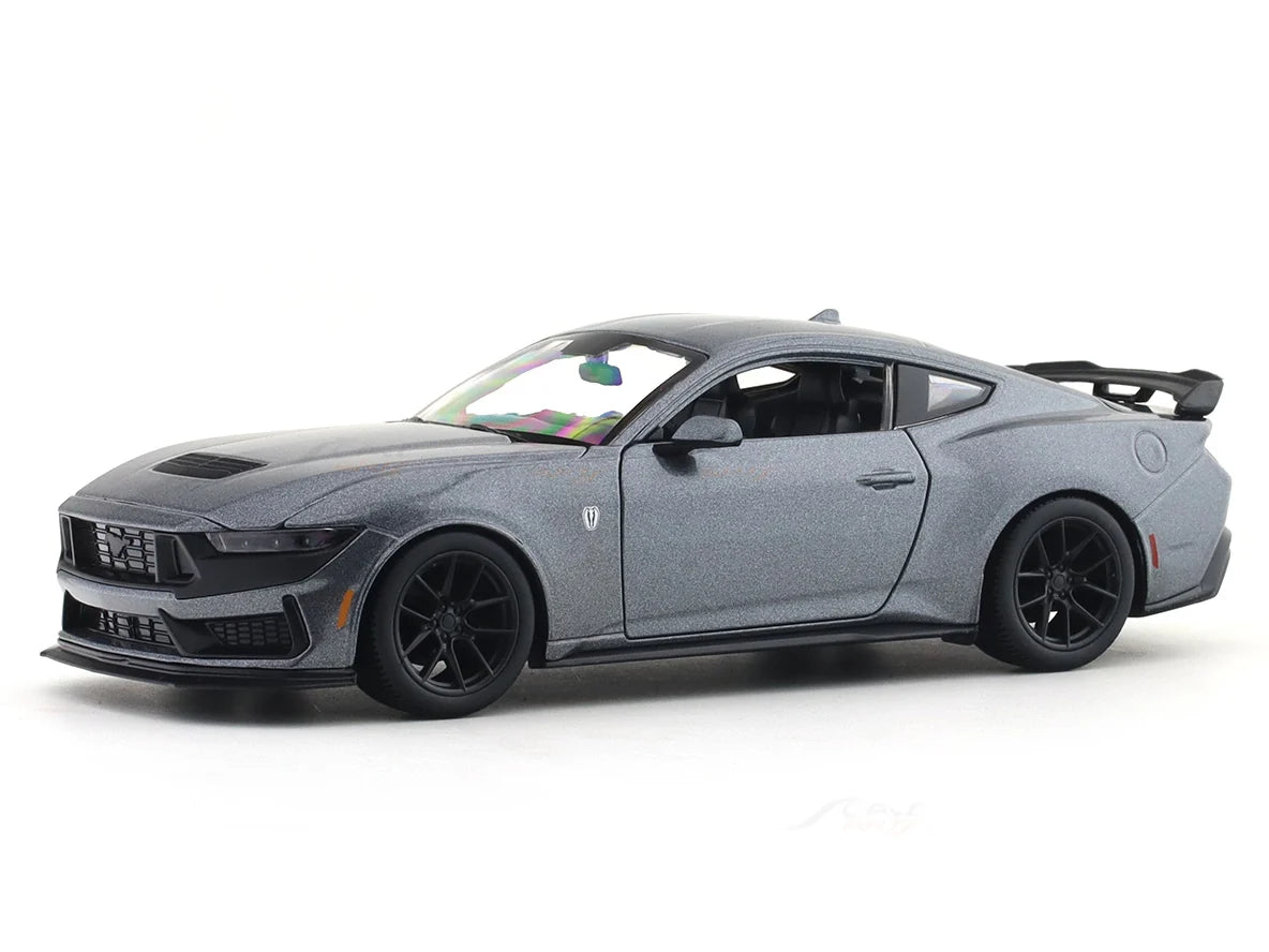 2024 Ford Mustang Dark Horse Grey Acrylic Case 1:24 MAISTO Licensed