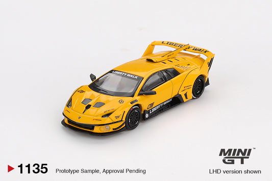 IMP MINI GT BLISTER PACK LAMBORGHINI LB-SILHOUETTE WORKS MURCIELAGO GT EVO YELLOW