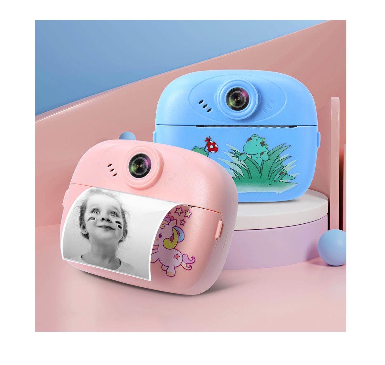 Kids Instant Print Camera Video with Games