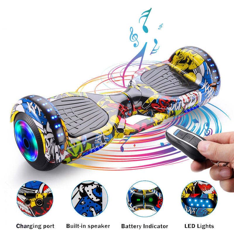 6.5 INCH Hoverboard with Responsive Control and Robust Motor Power