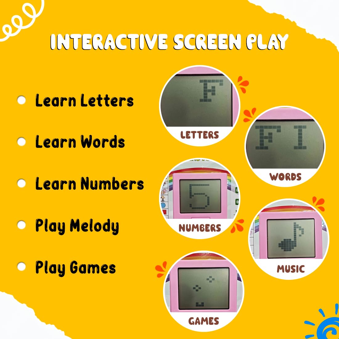 Educational Kids Laptop Learning Toy for 2-5 Years