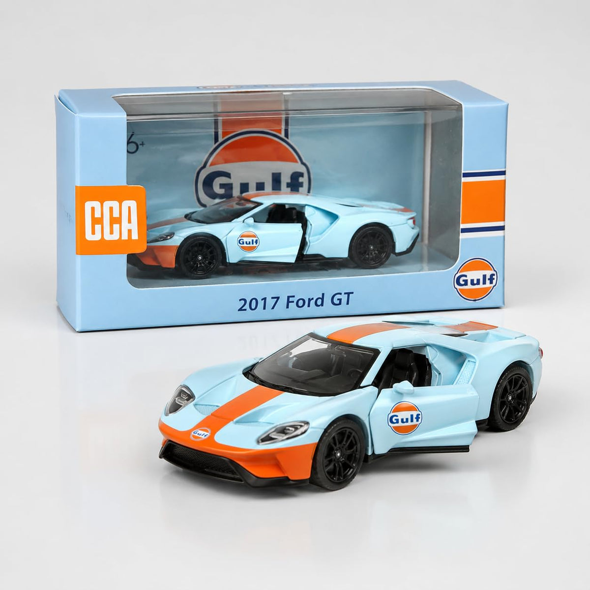 CCA 2017 Ford GT Gulf 1:64 Officially Licensed