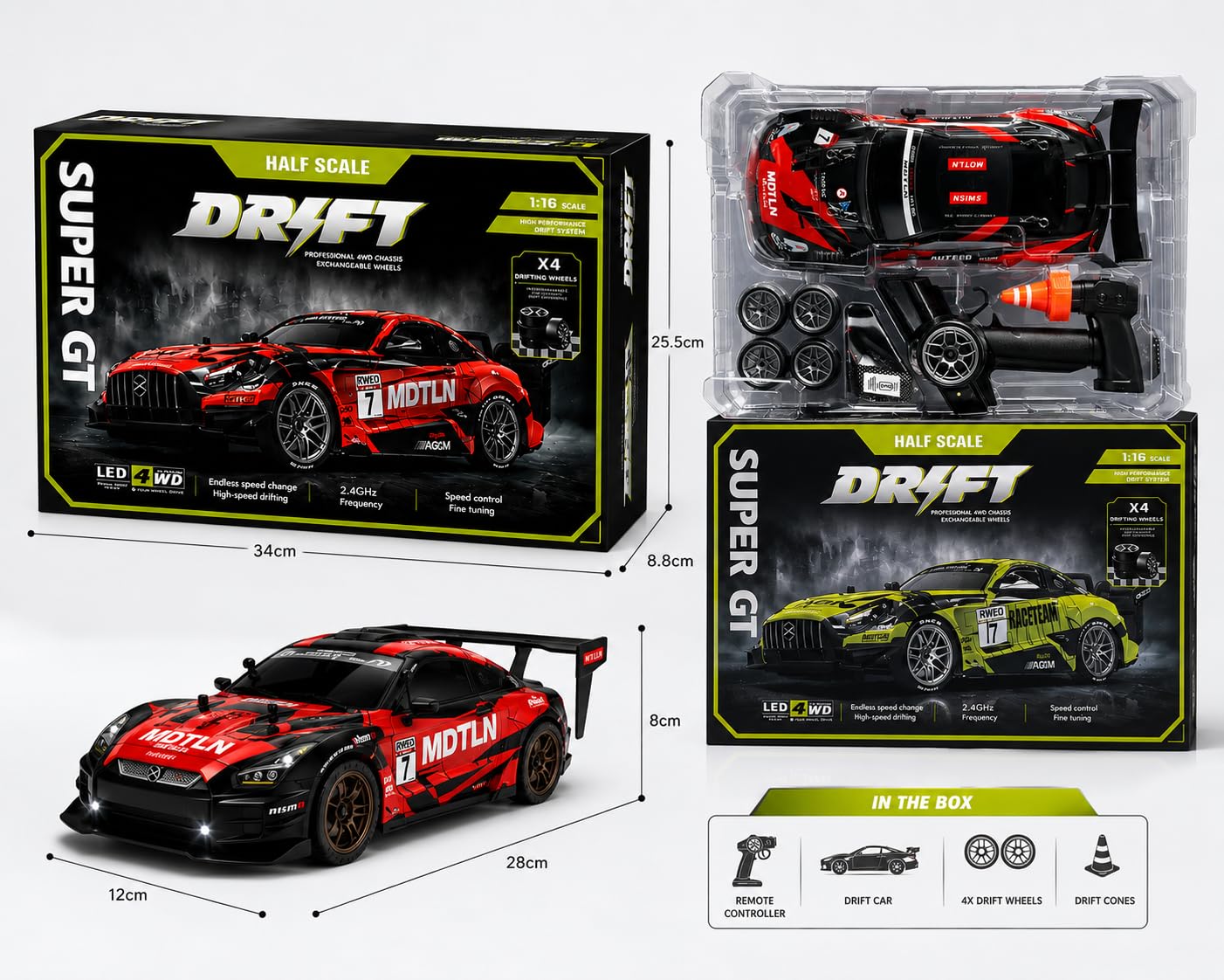 RC Drift Car 1:16 Scale