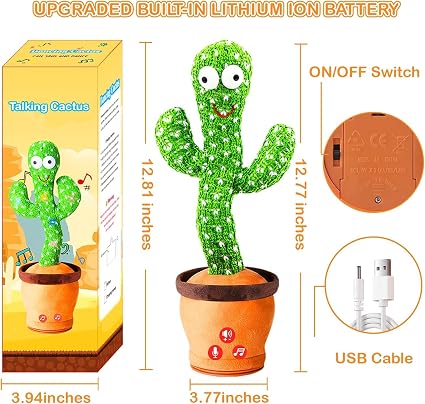 Dancing Talking Cactus Toy