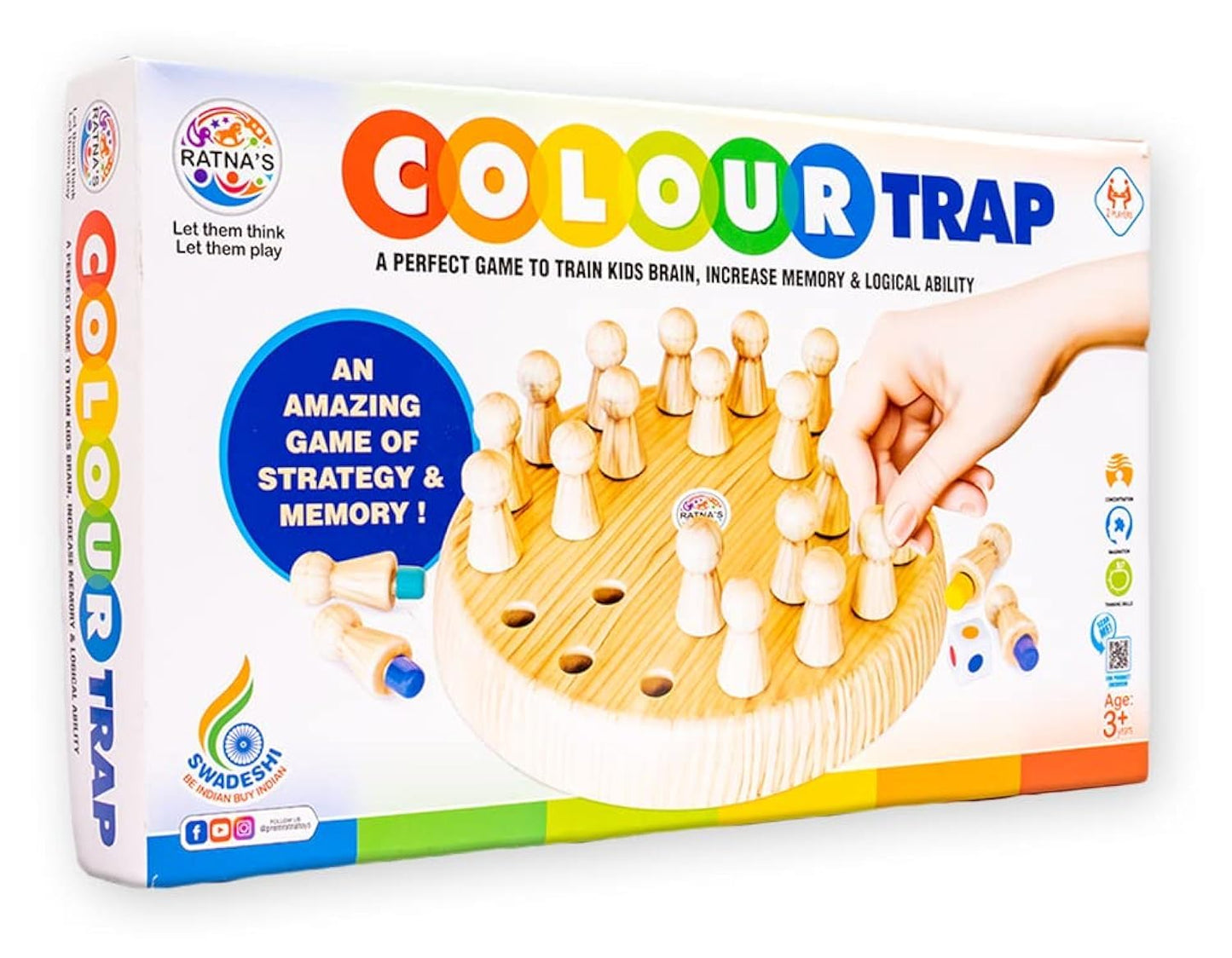 Ratna's Colour Trap Memory Game