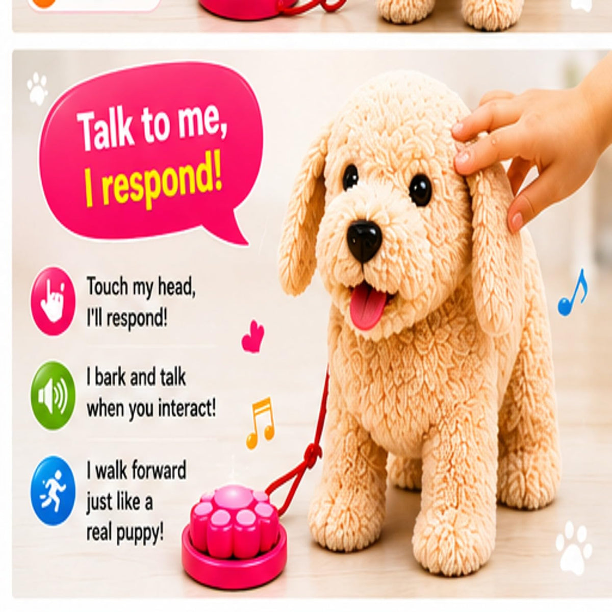 Talking & Walking Dog Toy for Kids