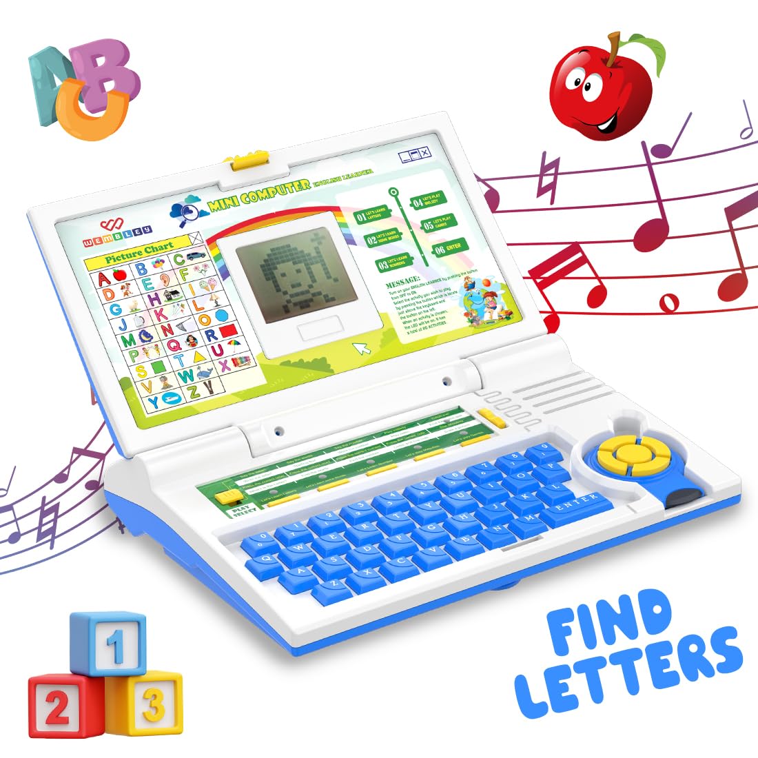 Educational Kids Laptop Learning Toy for 2-5 Years
