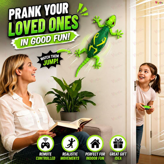 Wall Climbing RC Toy with Remote Control, Rechargeable Creepy Crawler Climbs Walls & Ceilings