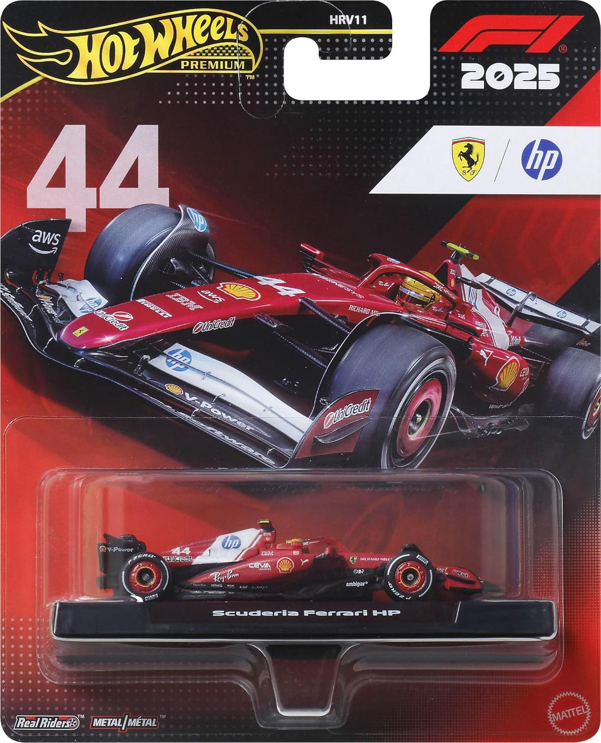 *Hot Wheels Combo Pack* Formula 1® 1:64 Scale Premium Race Team Ferrari 44 & ULTIMATE COLLECTOR CASE WITH FREE CAR