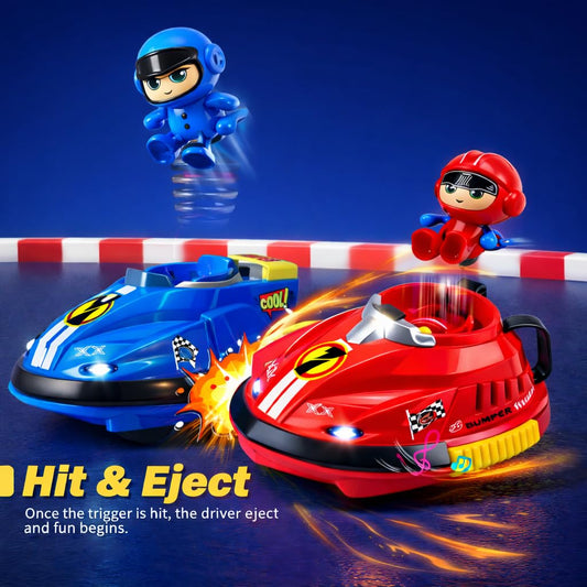 2-Player RC Bumper Cars Set