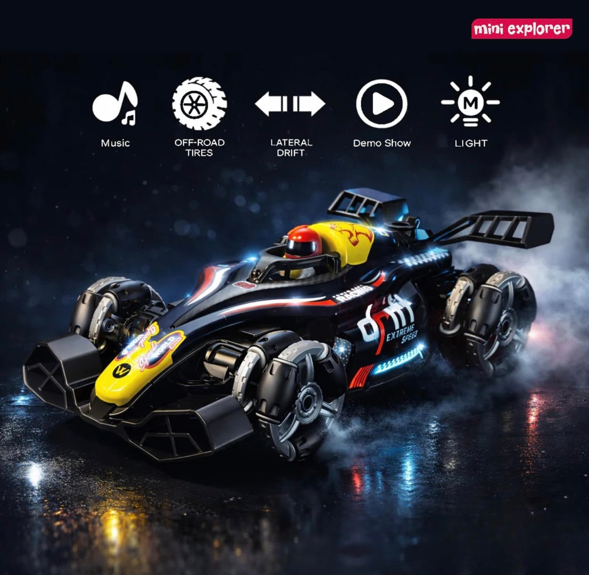 F1 Drift Racer — Gesture & Remote Control