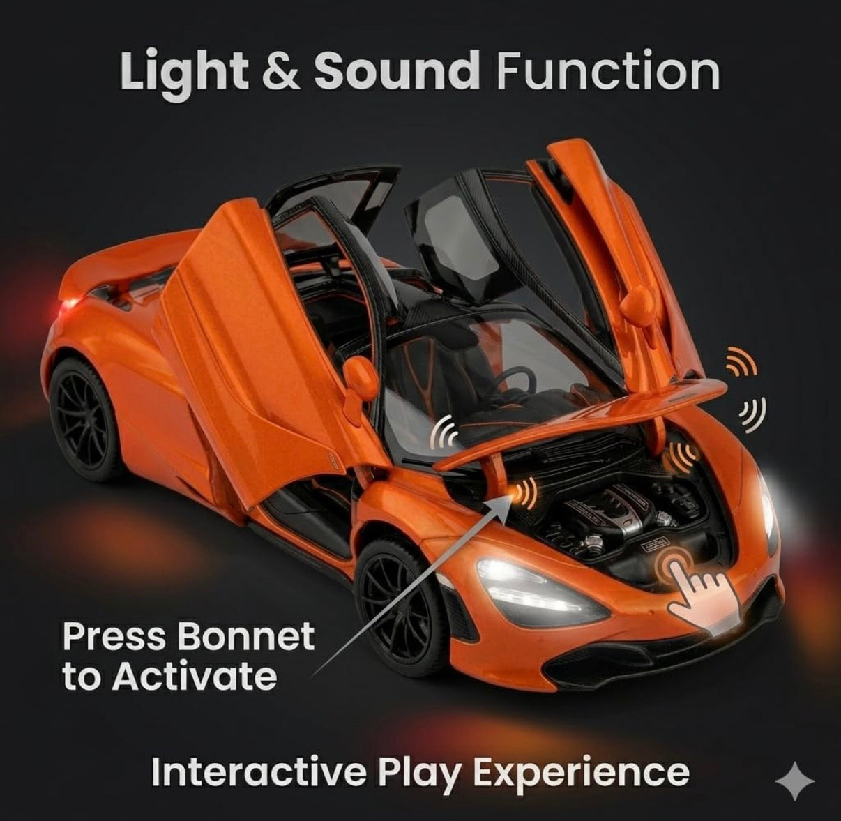 McLaren 720S Die-Cast Model — 1:24 Scale