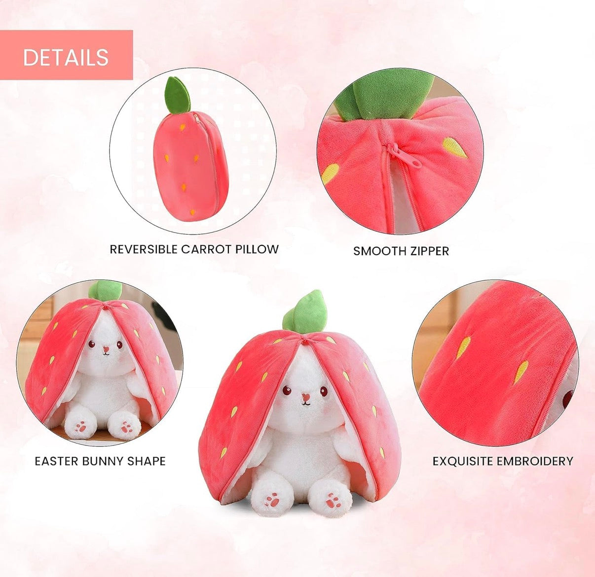 Reversible Bunny Plush