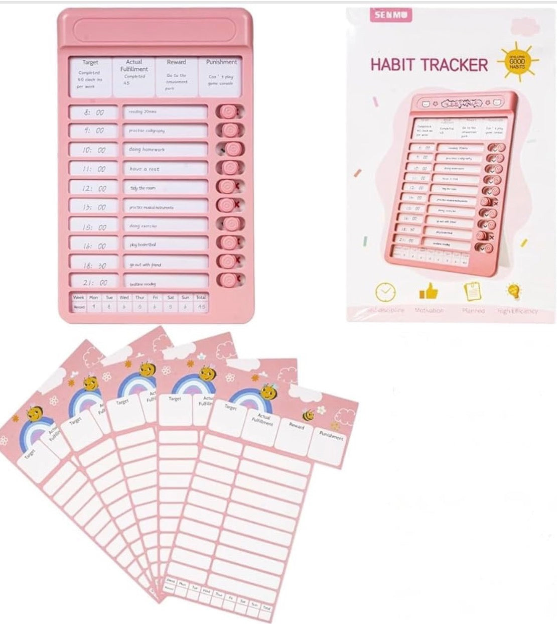 Daily Routine Tracker Board