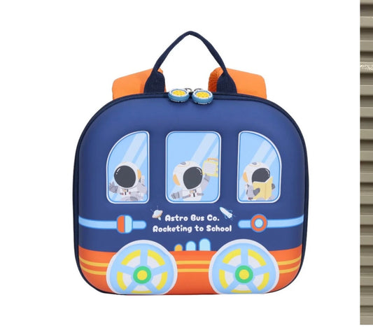 Cute Design Rectangle Shaped Hardshell Backpack for Kids – Durable School & Travel Bag