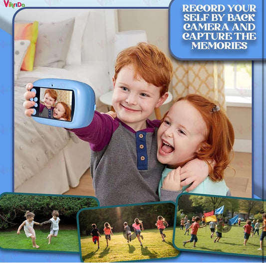 Instant Print Kids Camera — 1080P HD with Built-in Printer