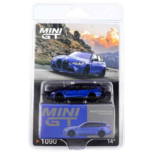IMP Mini GT (BLISTER PACK) #1090: BMW M3 Competition Touring Portimao Blue Metallic