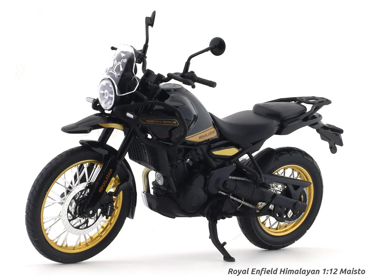 Royal Enfield Himalayan Hanle Black 1:12 Maisto licensed diecast scale model bike