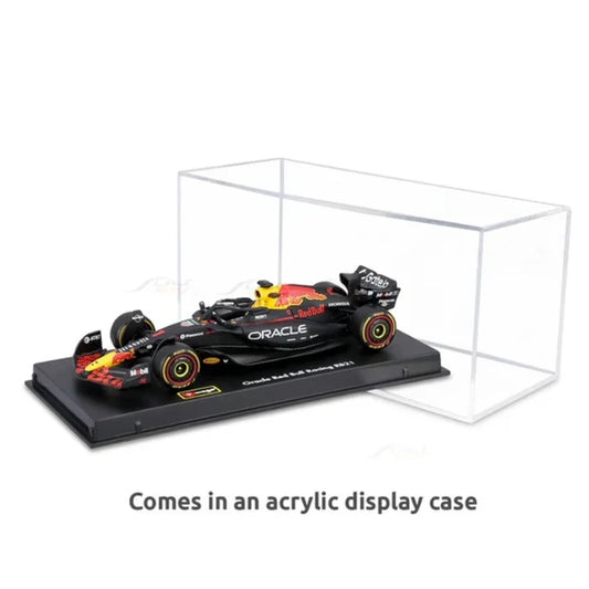 Bburago 2025 Oracle Red Bull Racing RB21 No. 1 Max Verstappen Bahrain GP – 1:43 Scale Die-Cast Model