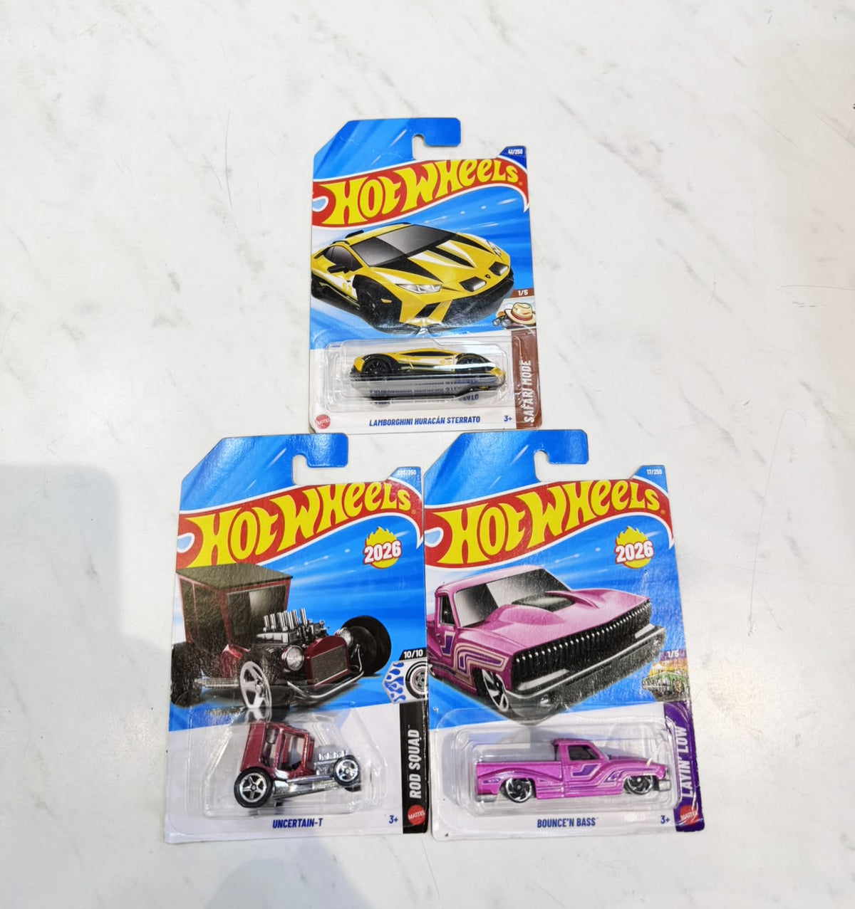 HOTWHEELS PACK OF 3