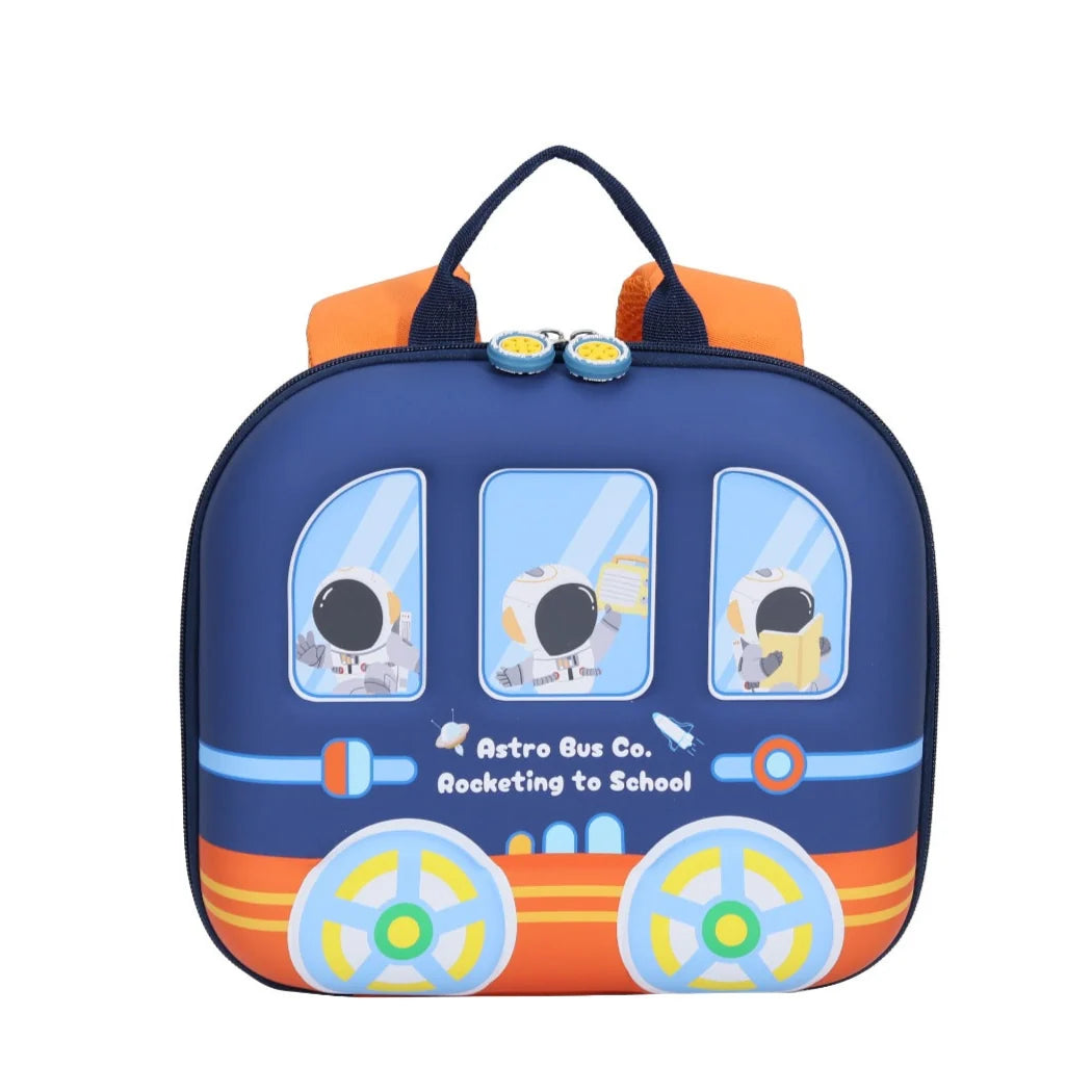 Cute Design Rectangle Shaped Hard-shell Backpack for Kids
