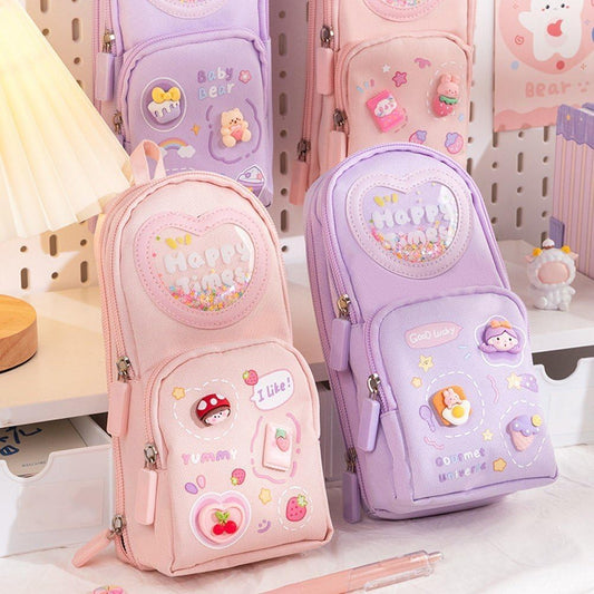 Korean 3-compartment pouch