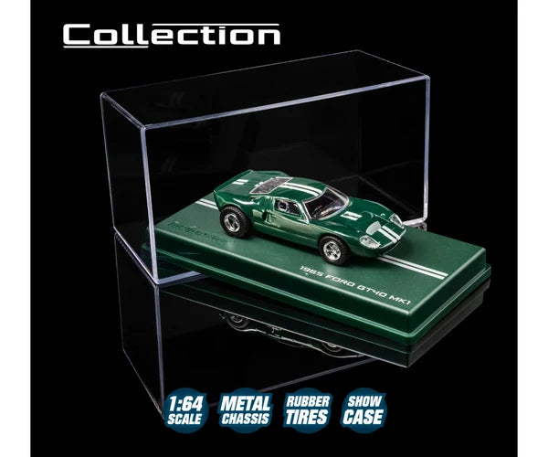 1965 Ford GT40 MK1 Green 1:64 scale model car - Majorette Collection