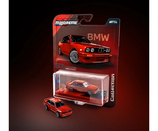 1986 BMW M3 Red 1:64 scale model car - Majorette Collection