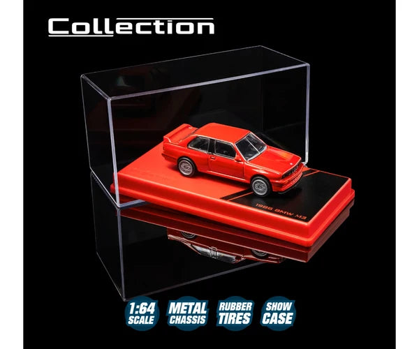 1986 BMW M3 Red 1:64 scale model car - Majorette Collection