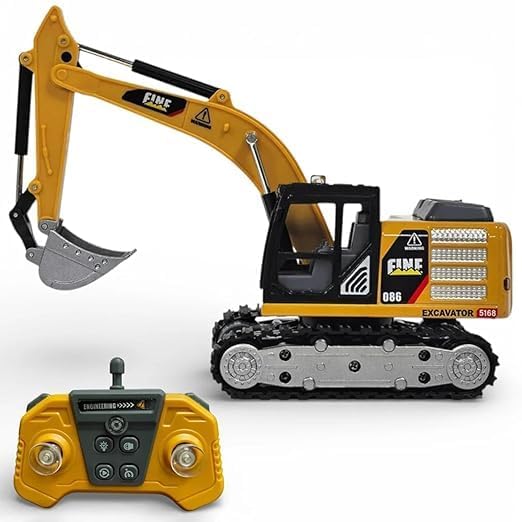 RC Excavator toy detail