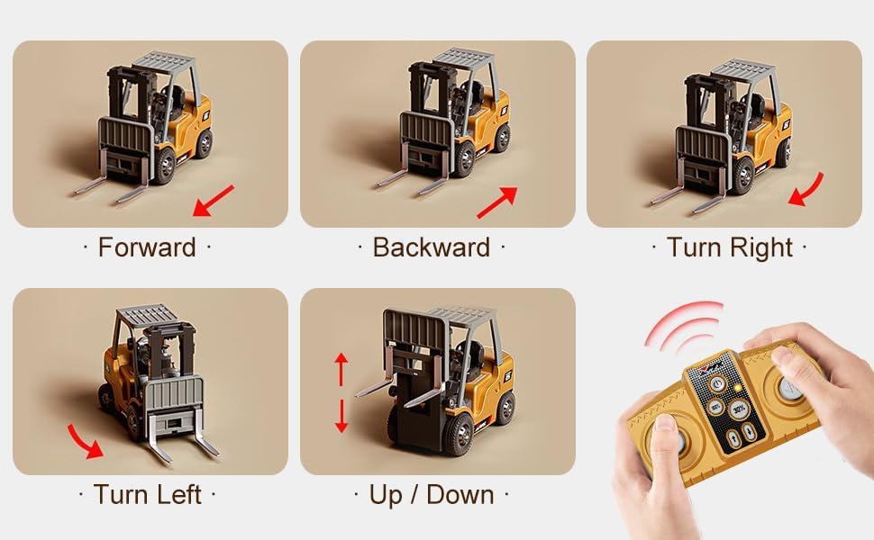 Mini RC Forklift remote control