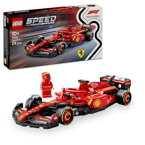 LEGO Speed Champions Ferrari SF-24 F1 Race Car — with Driver Minifigure