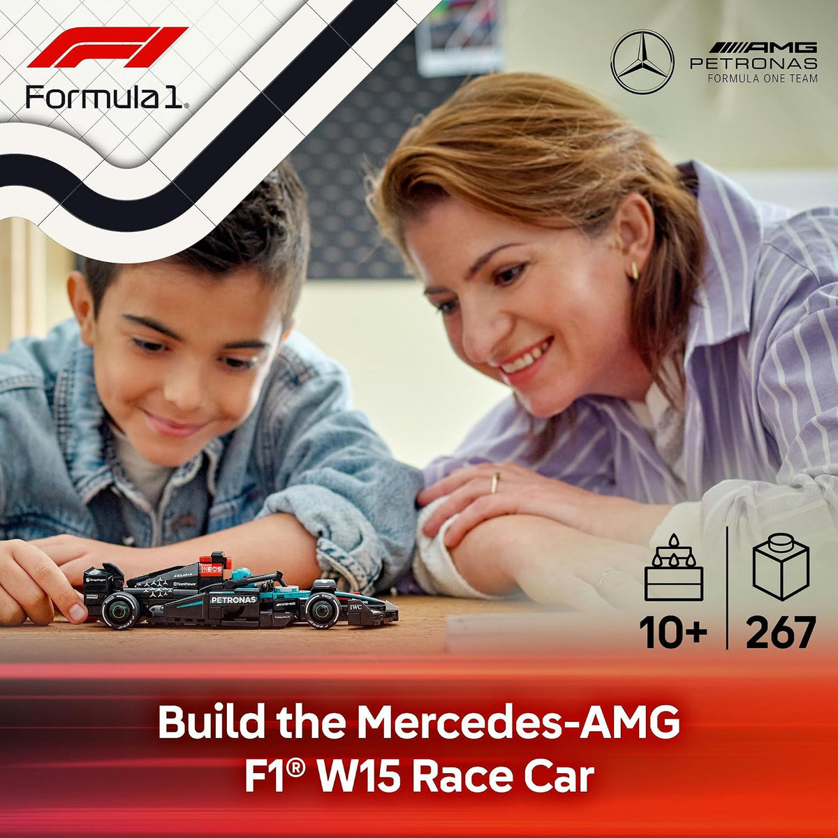 LEGO Speed Champions Mercedes-AMG F1 W15 Race Car