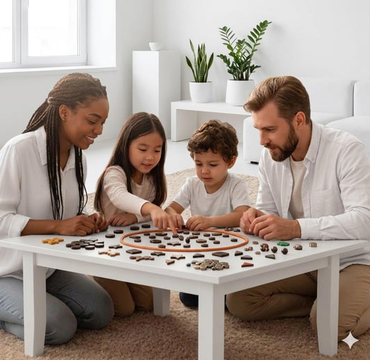 Magnetic Strategy Board Game for Kids in play