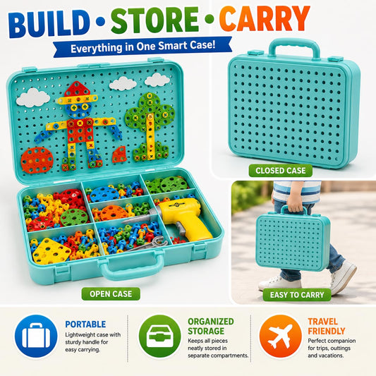 DIY Creative Puzzle Box — with Child-Safe Drill