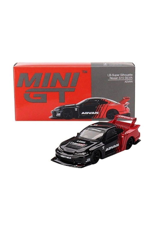 Mini GT Nissan Silvia S15 ADVAN box