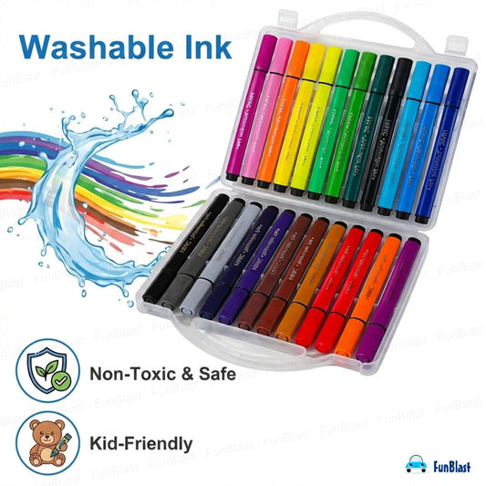 Washable Watercolor Pens Set 24pc - main