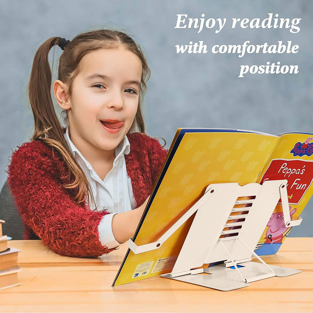 Portable Metal Desktop Book Stand - main