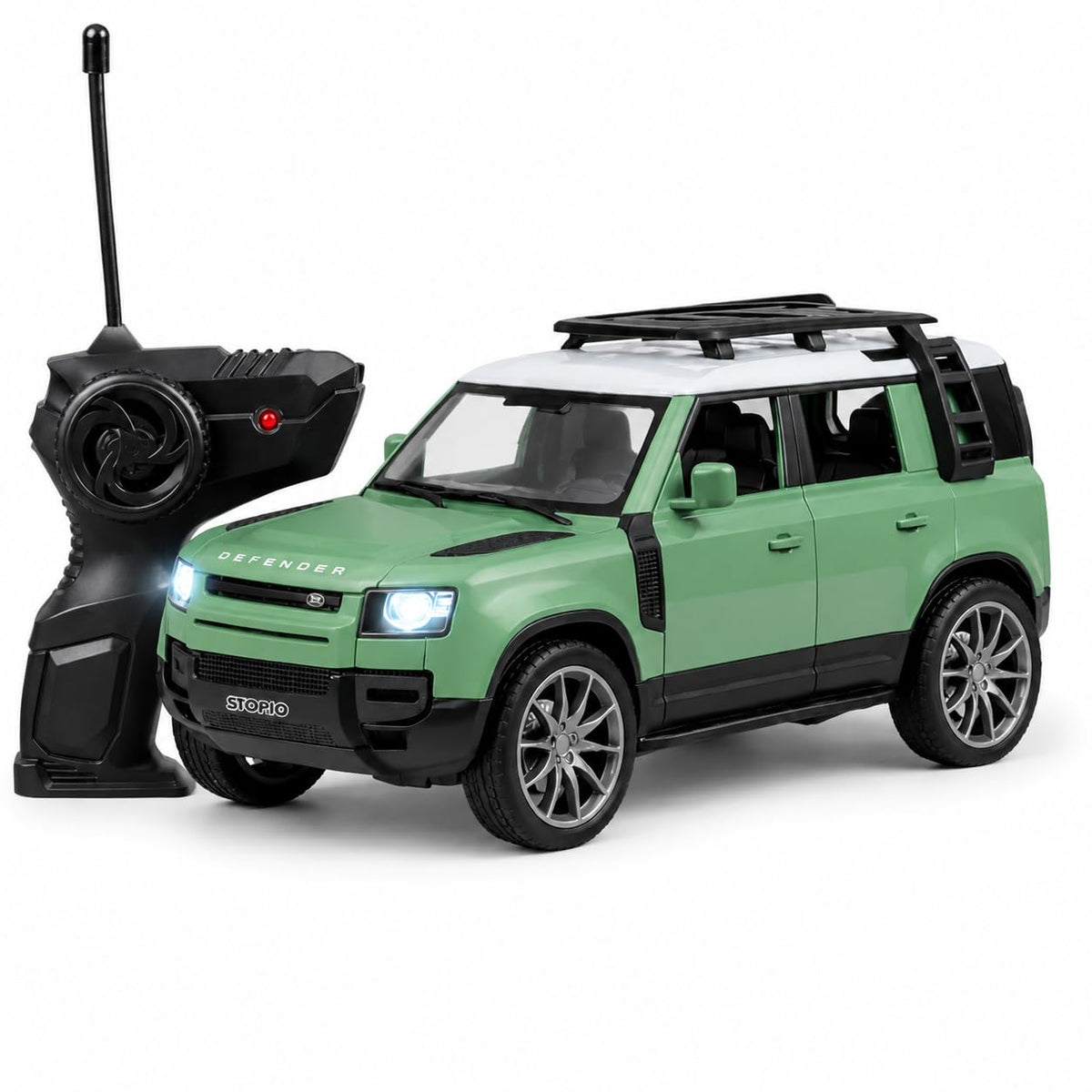 Defender Remote Control RC Car with LED Lights
