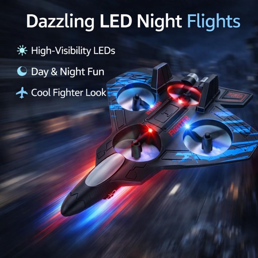 RC Airplane Fighter Jet LED lights