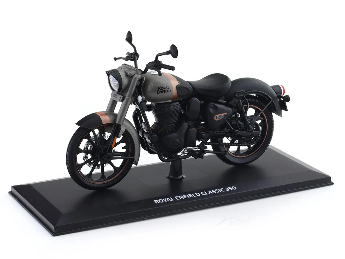 Royal Enfield Classic 350 Gun Grey 1:12 Maisto licensed diecast scale model bike