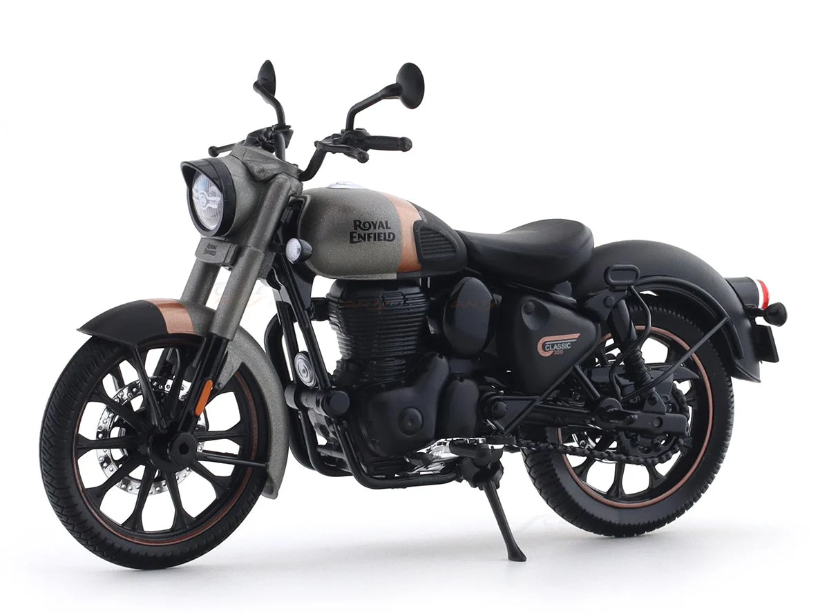 Royal Enfield Classic 350 Gun Grey 1:12 Maisto licensed diecast scale model bike